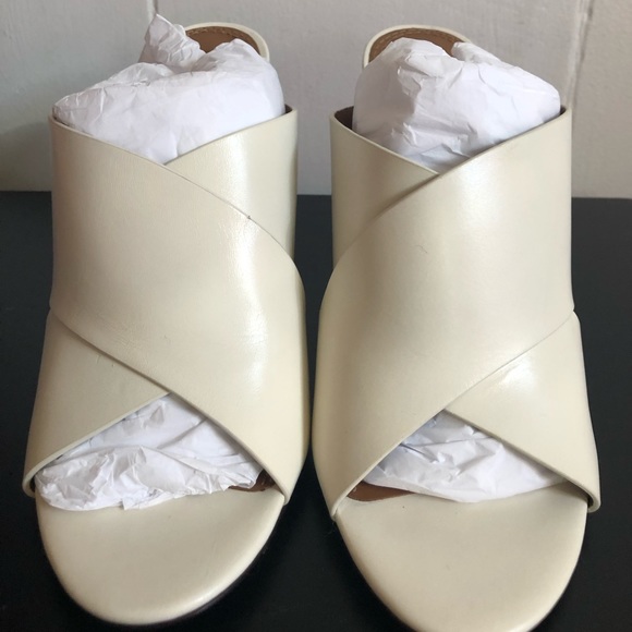 NWT Tory Burch Crisscross Mule Color Cube Wedge - Picture 3 of 6